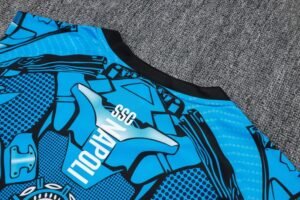 Naples 25/26 Sleevesless Training Suit Blue - Image 6