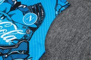 Naples 25/26 Sleevesless Training Suit Blue - Image 8