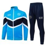 Adult/ Kids 2526 Napoli Full zipper Training Suit Blue
