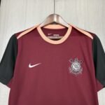 Masculino 26/27 Corinthians Maroon Jersey S-4XL Fan Version - Image 3