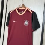 Masculino 26/27 Corinthians Maroon Jersey S-4XL Fan Version - Image 7