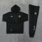 Man United Hoodie Black - Image 3
