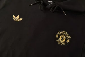 Man United Hoodie Black - Image 4