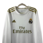 Retro 19/20 Real Madrid Home Long Sleeves S-XXL - Image 4