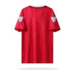 Retro Manchester United 1992-93 Home With Pacthes - Image 2