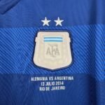 Retro Argentina 2014 Away Final Long Sleeves - Image 5
