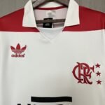 Retro  1986 Flamengo Away White - Image 5
