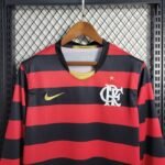 Retro  2008-09 Flamengo Home Long Sleeves - Image 3