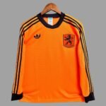 Retro 1980 Netherlands Home Kit Long Sleeves S-XXL
