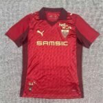 RENNAIS MAILLOT COLLECTOR BORDEAUX MANCHE COURTE ADULTE - RED