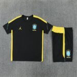 Short Sleeves Brazil Training Suit - Black - Image 4