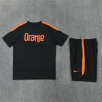 Short Sleeves Netherlands Training Suit - Black - Image 4