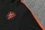 Adult/ Kids Netherlands 2627 Half Zippered Training Suit - Black - Image 5
