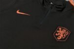 Adult/ Kids Netherlands 2627 Half Zippered Training Suit - Black - Image 6
