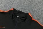 Adult/ Kids Netherlands 2627 Half Zippered Training Suit - Black - Image 7