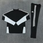 Adult/ Kids Miami 2627 Half Zippered Training Suit - Black - Image 4
