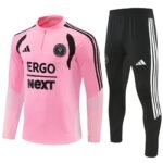 Adult/ Kids Miami 2627 Half Zippered Training Suit - Pink