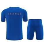 Short Sleeves France Training Suit - Blue - Image 2