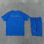 Short Sleeves France Training Suit - Blue - Image 4
