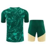 Short Sleeves Real Madrid Training Suit - Green - Image 2