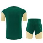 Short Sleeves Real Madrid Training Suit - Green - Image 2