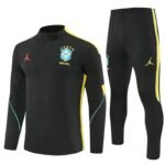 Adult / Kids 2627 Brazil Half Zipper Training Suit