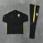 Adult / Kids 2627 Brazil Half Zipper Training Suit - Image 4
