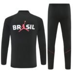 Adult / Kids 2627 Brazil Half Zipper Training Suit - Image 2
