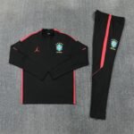 Adult / Kids 2627 Brazil Half Zipper Training Suit - Image 3