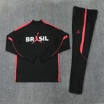 Adult / Kids 2627 Brazil Half Zipper Training Suit - Image 4