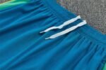 Short Sleeves Brazil Training Suit - Blue - Image 9