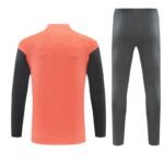 Adult/ Kids Bayern München Half Zipper Training Suit - Orange - Image 2