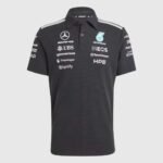 2026 F1 Polo Mercedes Black S-5XL