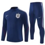 England Half Zipper Training Suit - Dark Blue