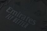 Adult / Kids 2627 Real Madrid Half Zipper Training Suit (All Black) - Image 6