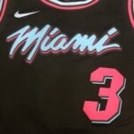 Miami Heat Black Jersey No.3 - Image 4