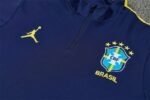 Adult / Kids 2627 Brazil Half Zipper Training Suit - Image 5