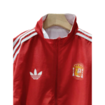 Spanish Red and White Double-Sided Silicone Windbreaker - Image 3