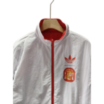 Spanish Red and White Double-Sided Silicone Windbreaker - Image 6
