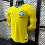 Player Version 2026 World Cup Brazil Home Jersey Long Sleeves S-3XL - Image 8