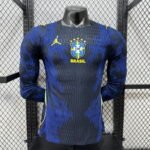 Player Version 2026 World Cup Brazil Away Jersey Long Sleeves S-3XL