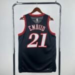26 Season Philadelphia 76ers Retro Black #21 - Image 2