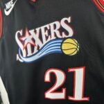 26 Season Philadelphia 76ers Retro Black #21 - Image 5